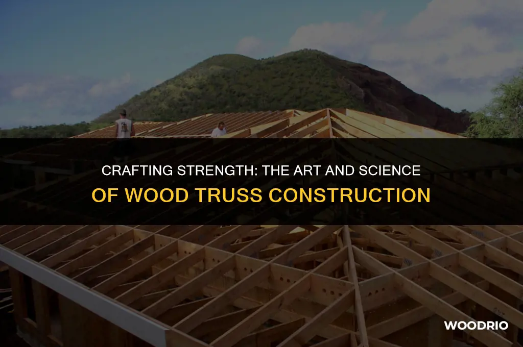 how are wood trusses made