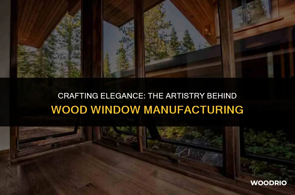 how are wood windows made