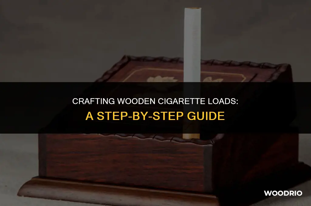 how are wooden cigarette loads made