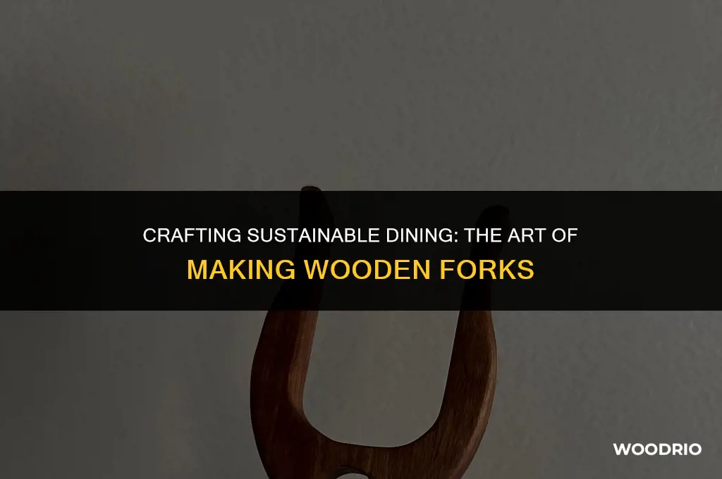 how are wooden forks made