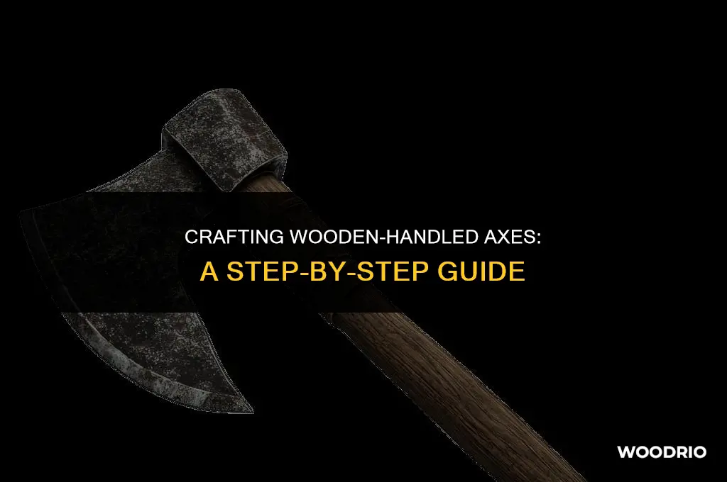 how are wooden handle axes made