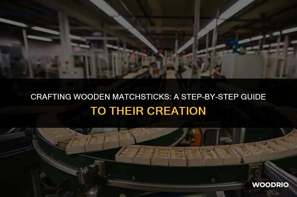 how are wooden matchsticks made