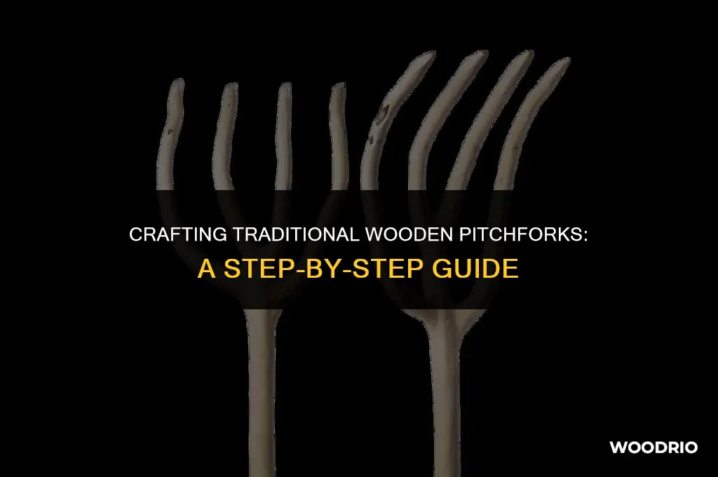 how are wooden pitchforks made