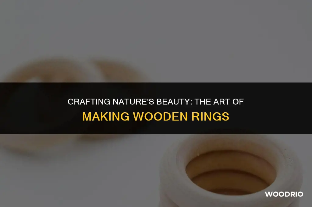 how are wooden rings made