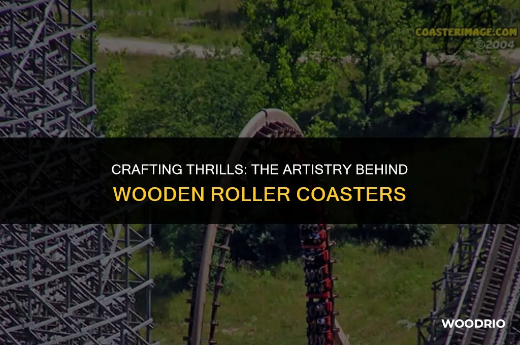 how are wooden roller coasters made