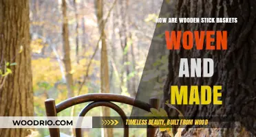 Crafting Wooden Stick Baskets: A Step-by-Step Weaving Guide