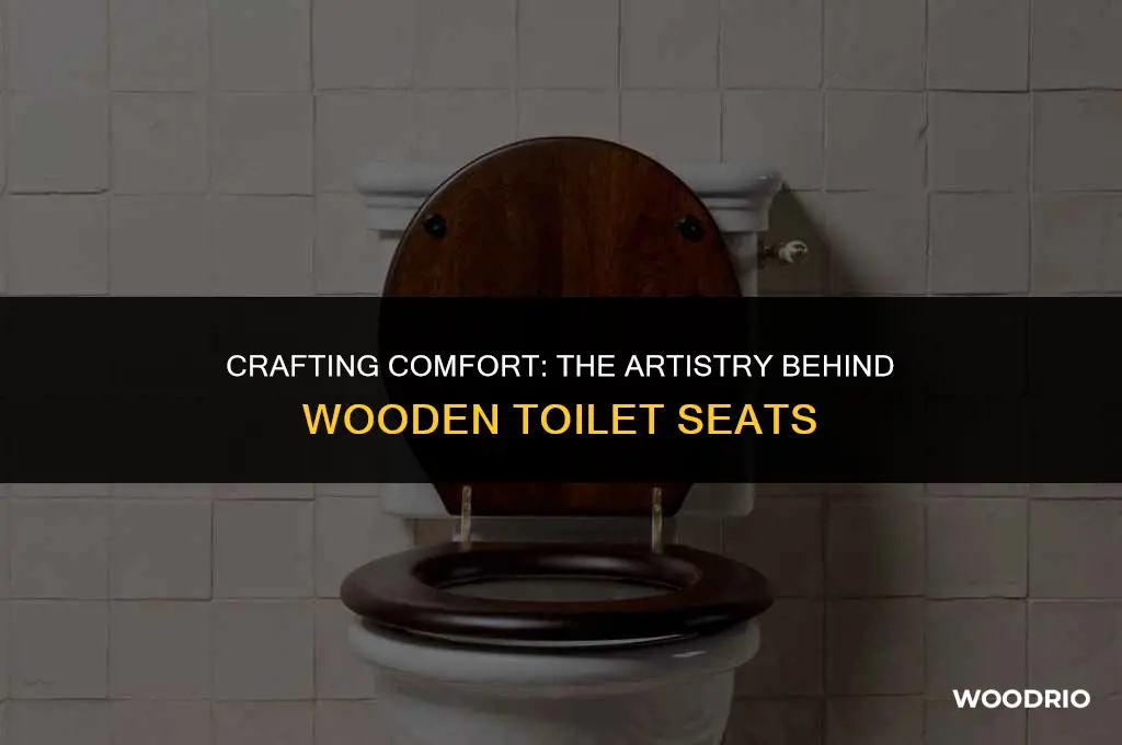 how are wooden toilet seats made