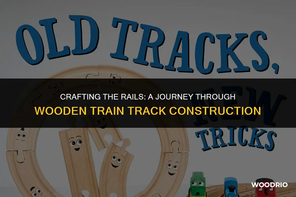 how are wooden train tracks made