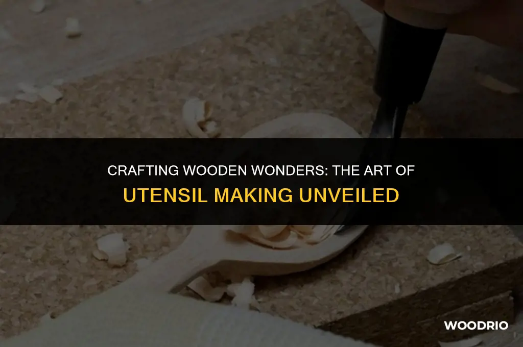 how are wooden utensils made