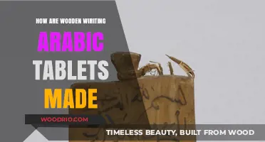 Crafting Arabic Wooden Tablets: A Traditional Art Unveiled