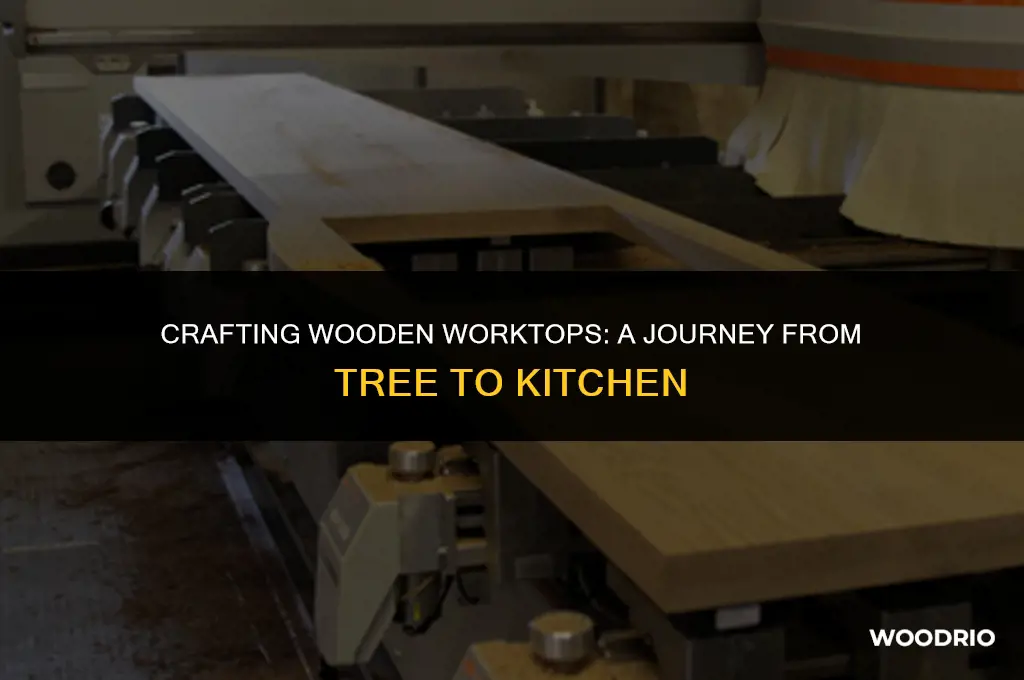 how are wooden worktops made
