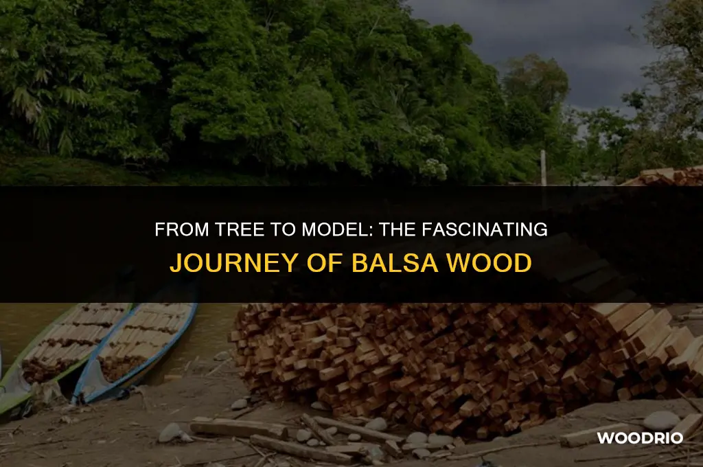 how balsa wood is made