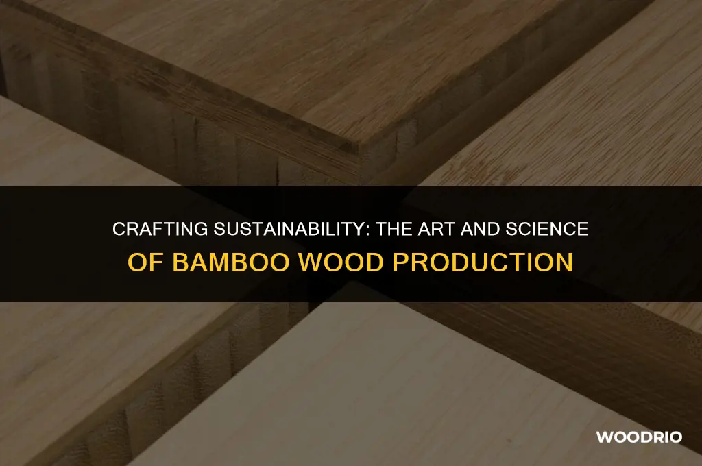 how bamboo wood is made