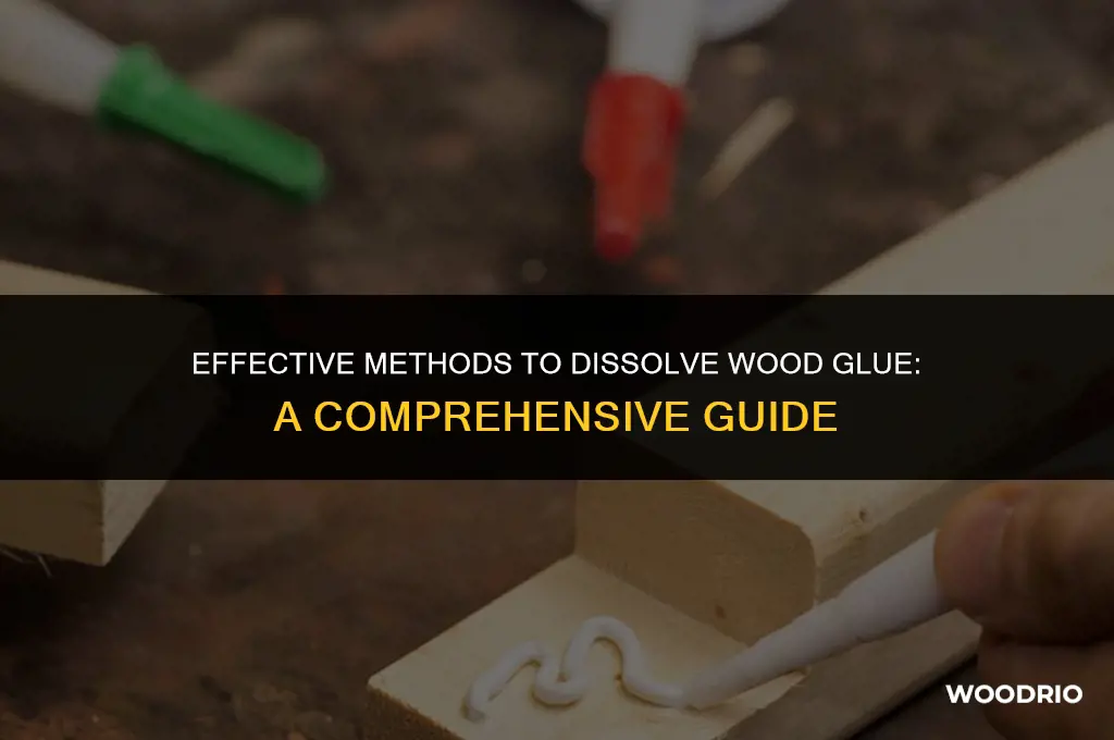 how best to dissolve wood glue