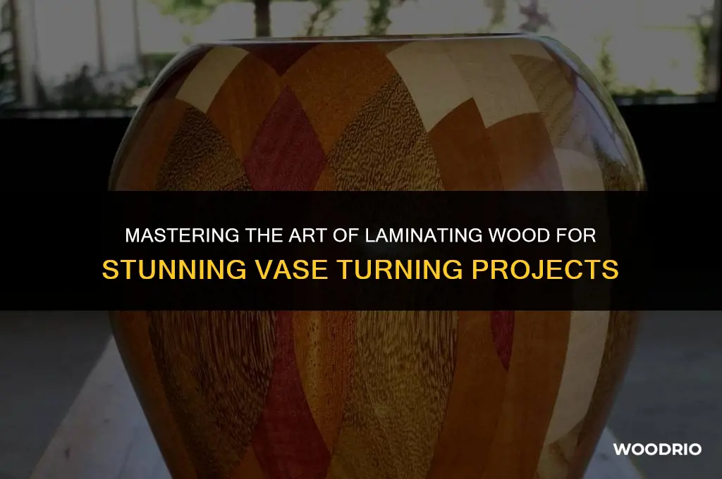 how best to laminate wood for vase turning