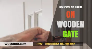 Secure Your Wooden Gate: A Guide to Proper Hinge Installation