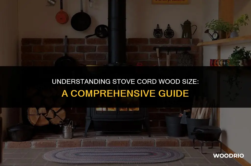 how big is a stove cord of wood