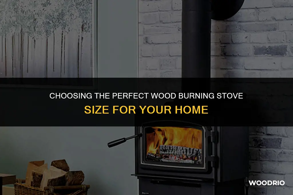 how big of a wood burning stove do i need