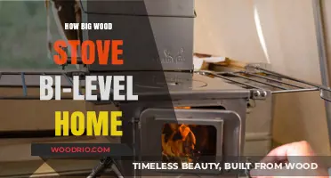 Cozy Living: The Charm of a Bi-Level Home with a Big Wood Stove