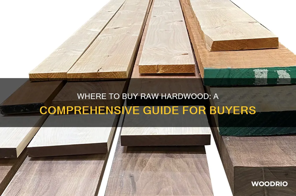 how can i buy raw hard wood