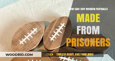 Where to Find Handcrafted Wooden Footballs Made by Prisoners