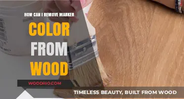 Erasing Marker Mishaps: A Guide to Removing Color from Wood Surfaces