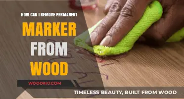 Erasing Stains: A Guide to Removing Permanent Marker from Wood