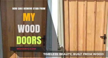 Effortless Stain Removal: Restore Your Wood Doors to Perfection