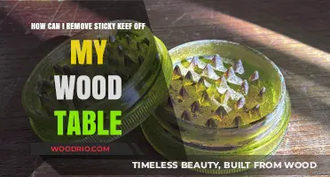 Effective Methods to Remove Sticky Keef from Wood Surfaces