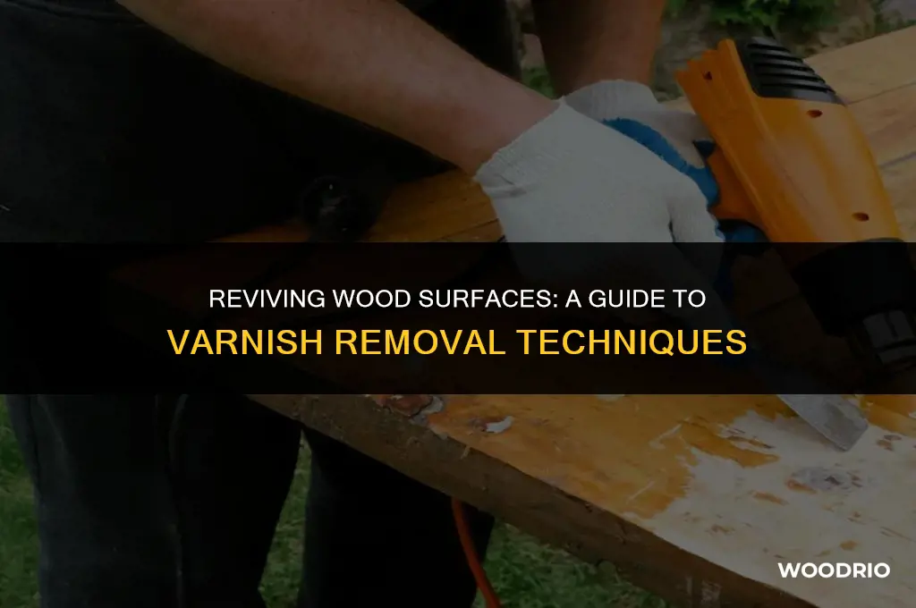 how can i remove varnish from wood