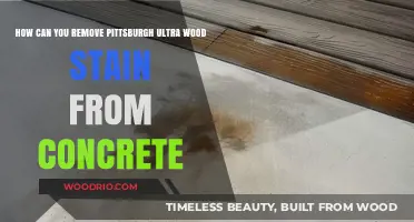 Efficient Methods to Remove Pittsburgh Ultra Wood Stain from Concrete Surfaces