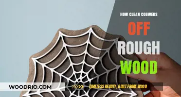 Effortless Cobweb Removal from Rough Wood Surfaces