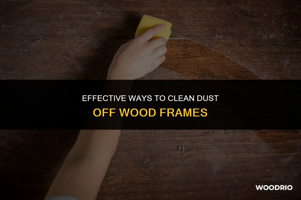 how clean dust off wood frame