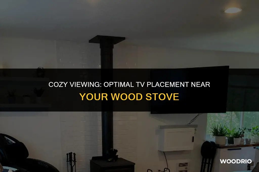 how close csn my tv be to my wood stove