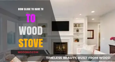 Cozy Viewing: Optimal TV Placement Near Your Wood Stove