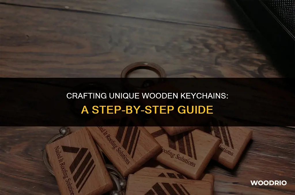 how custom wooden keychains are made