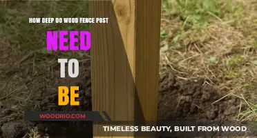 Optimal Depth for Wood Fence Posts: A Comprehensive Guide