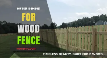Optimal Depth for 4x4 Posts in Wood Fence Installation Guide