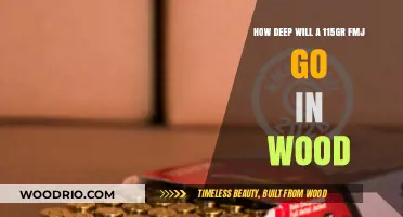 Penetration Power: 115gr FMJ's Journey Through Wood Explained