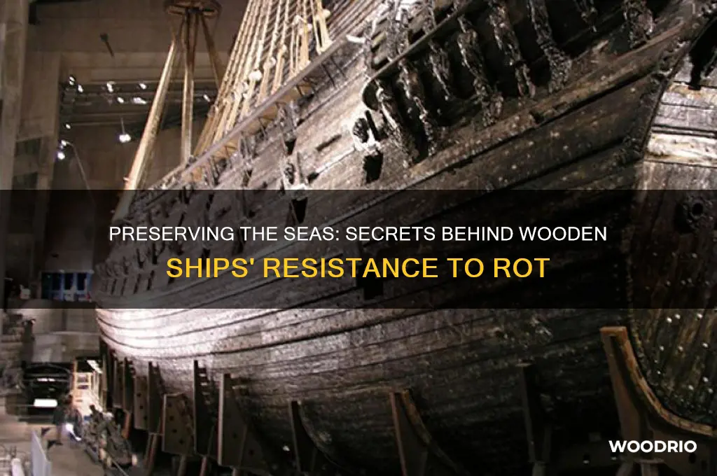 how did old wooden ships not rot