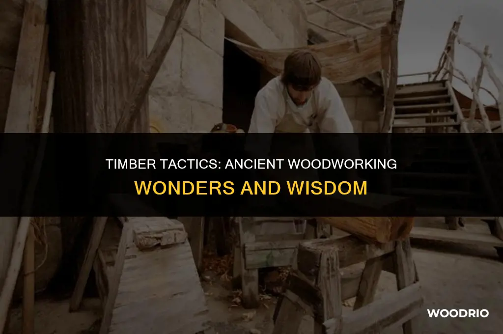 how did people in the olden days treat wood