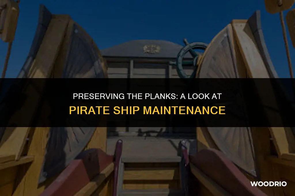 how did pirates treat the wood on their ships