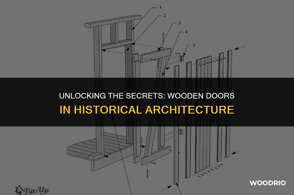 how did they do it with doors made of wood