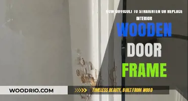 Straightening or Replacing Interior Wooden Door Frames: A DIY Guide