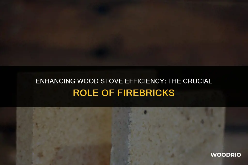 how do firebricks help a wood stove