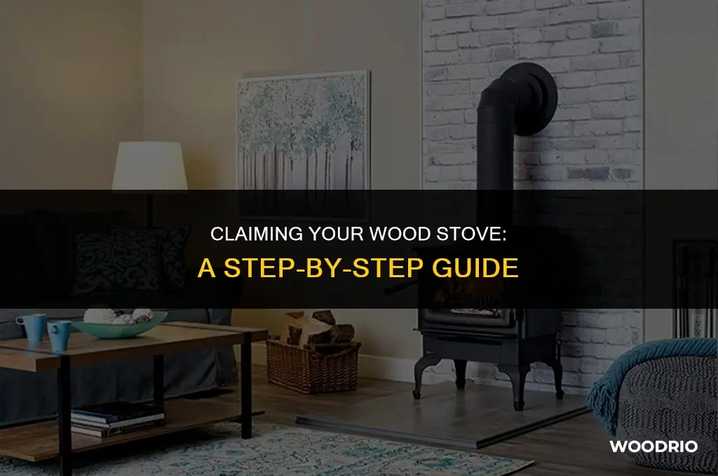 how do i claim my wood stove