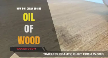 Effective Methods to Remove Engine Oil Stains from Wood Surfaces