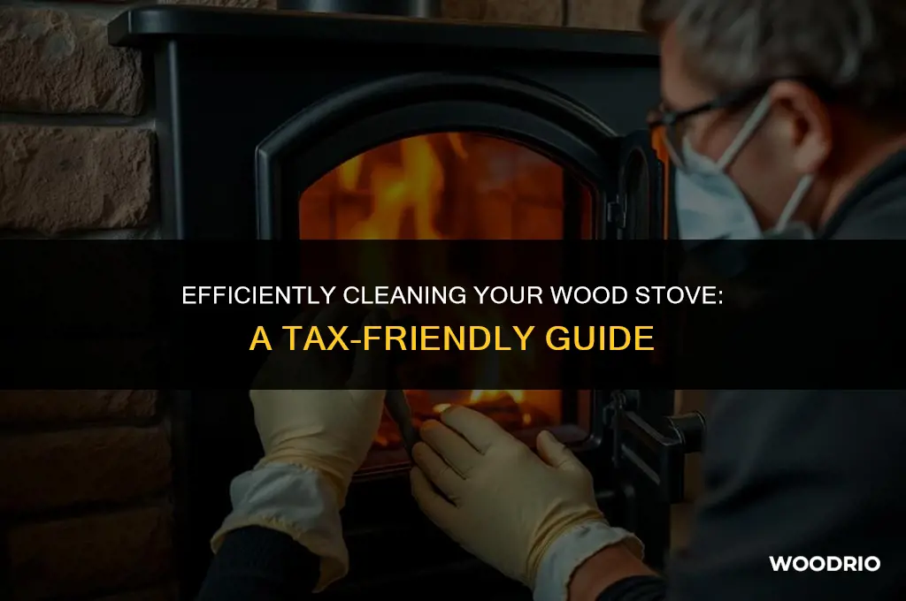 how do i clean my wood stove on my taxes