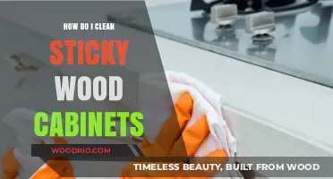 Revive Your Sticky Wood Cabinets: A Simple Cleaning Guide