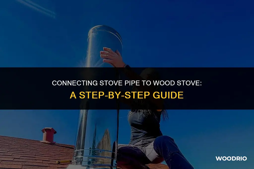 how do i connect stove pipe to wood stove
